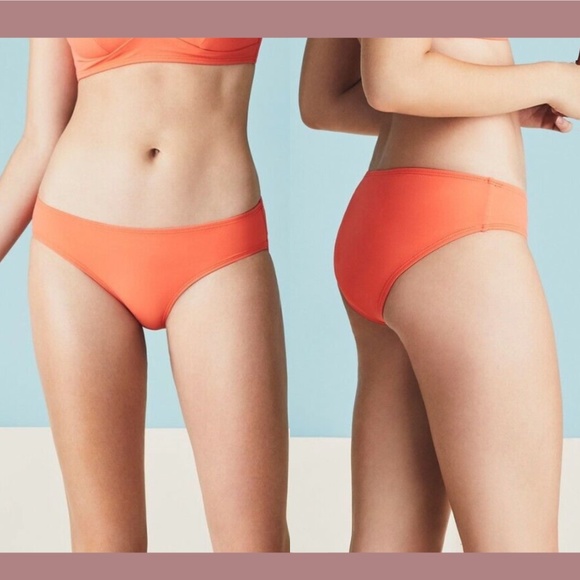 NWT $185 Flagpole [ XL ]‎ Autumn Swim Bikini Bottoms in Papaya Orange - Picture 1 of 14
